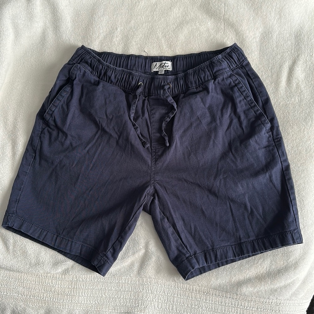 Mister NYC, blue shorts